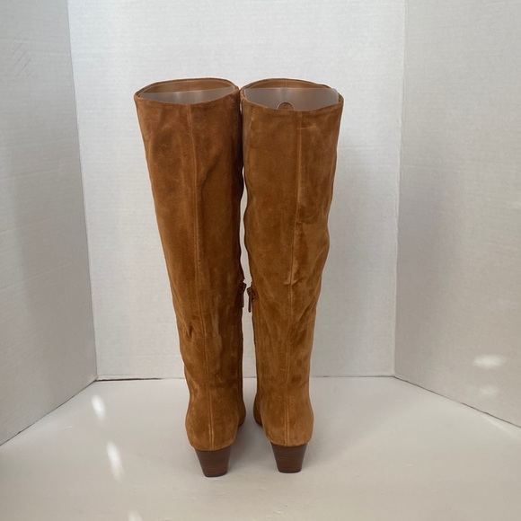 Vince Women's Farida Pointed Toe Boots Knee High Suede/Leather Size 5 - Picture 5 of 10